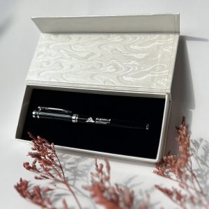 【團購商品，10支起做】屏科大經典典雅鋼珠筆禮盒_琴鍵黑