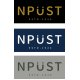 NPUST簡約微笑純棉短T_黑色