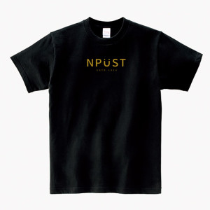 【少量現貨,售完不補】NPUST簡約微笑純棉短T_黑色