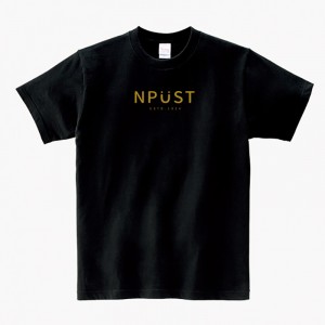 【少量現貨,售完不補】NPUST簡約微笑純棉短T_黑色