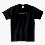 NPUST簡約微笑純棉短T_黑色