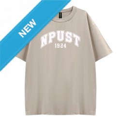 NPUST好涼的寬版短T_花生冰(淺卡其)