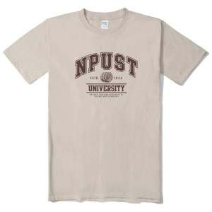 NPUST牧草款純棉短T_卡其