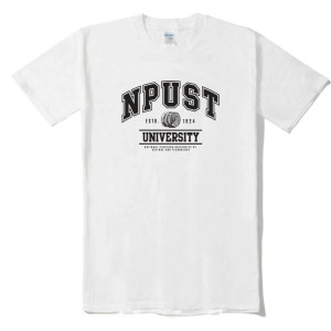 NPUST牧草款純棉短T_白