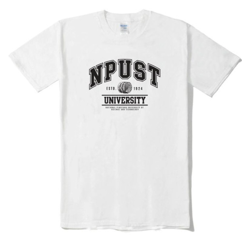 NPUST牧草款純棉短T_白 NPUST牧草款純棉短T_白