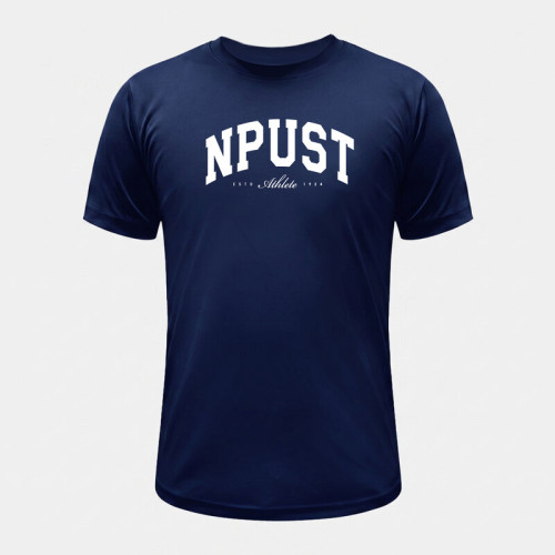 NPUST經典款超細纖維排汗短T_丈青