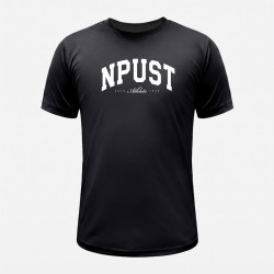 NPUST經典款超細纖維排汗短T_黑