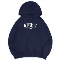 NPUST經典款刷毛帽T_深藍