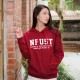 【最後兩件，售完不補】NPUST經典款刷毛帽T_酒紅