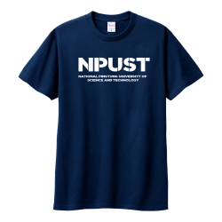 NPUST經典款純棉短T_深藍