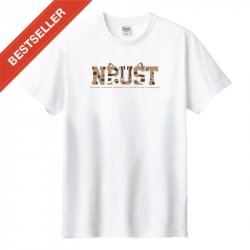 NPUST迷彩石虎款純棉短T_白