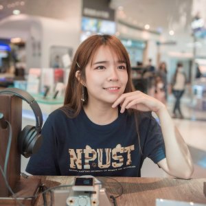 NPUST迷彩石虎款純棉短T_深藍