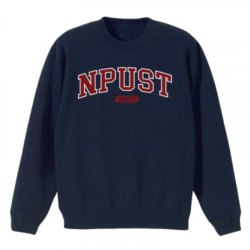 NPUST經典款美式大學T_深藍 NPUST經典款美式大學T_深藍