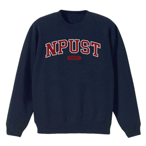NPUST經典款美式大學T_深藍