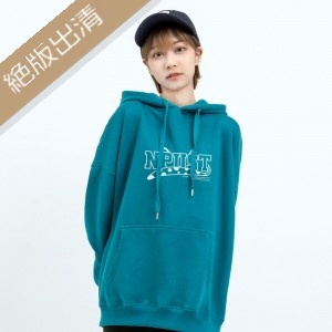 【最後兩件L,售完不補】NPUST繪出快樂‧雷諾瓦落肩帽T_海松藍