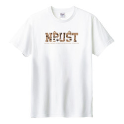 NPUST迷彩石虎款純棉短T_白