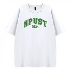 NPUST好涼的寬版短T_雪花冰(白)